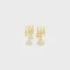 SHASHI Robyn Huggie Earring - Gold sold by Kith