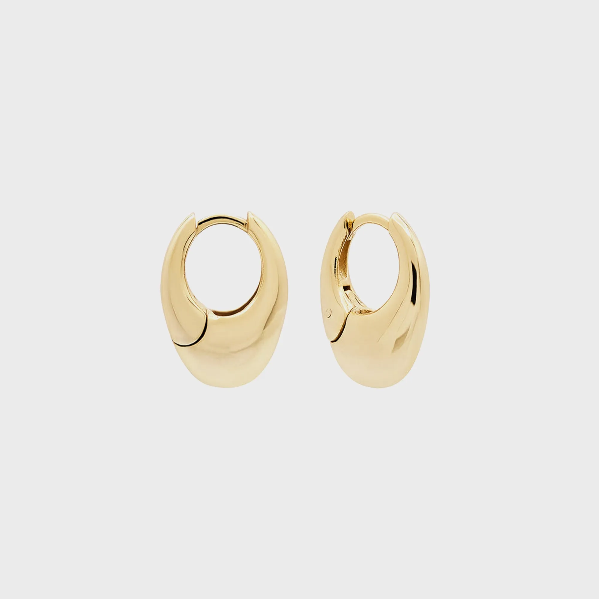 SHASHI Carter Hoop Earring - Gold sold by Kith