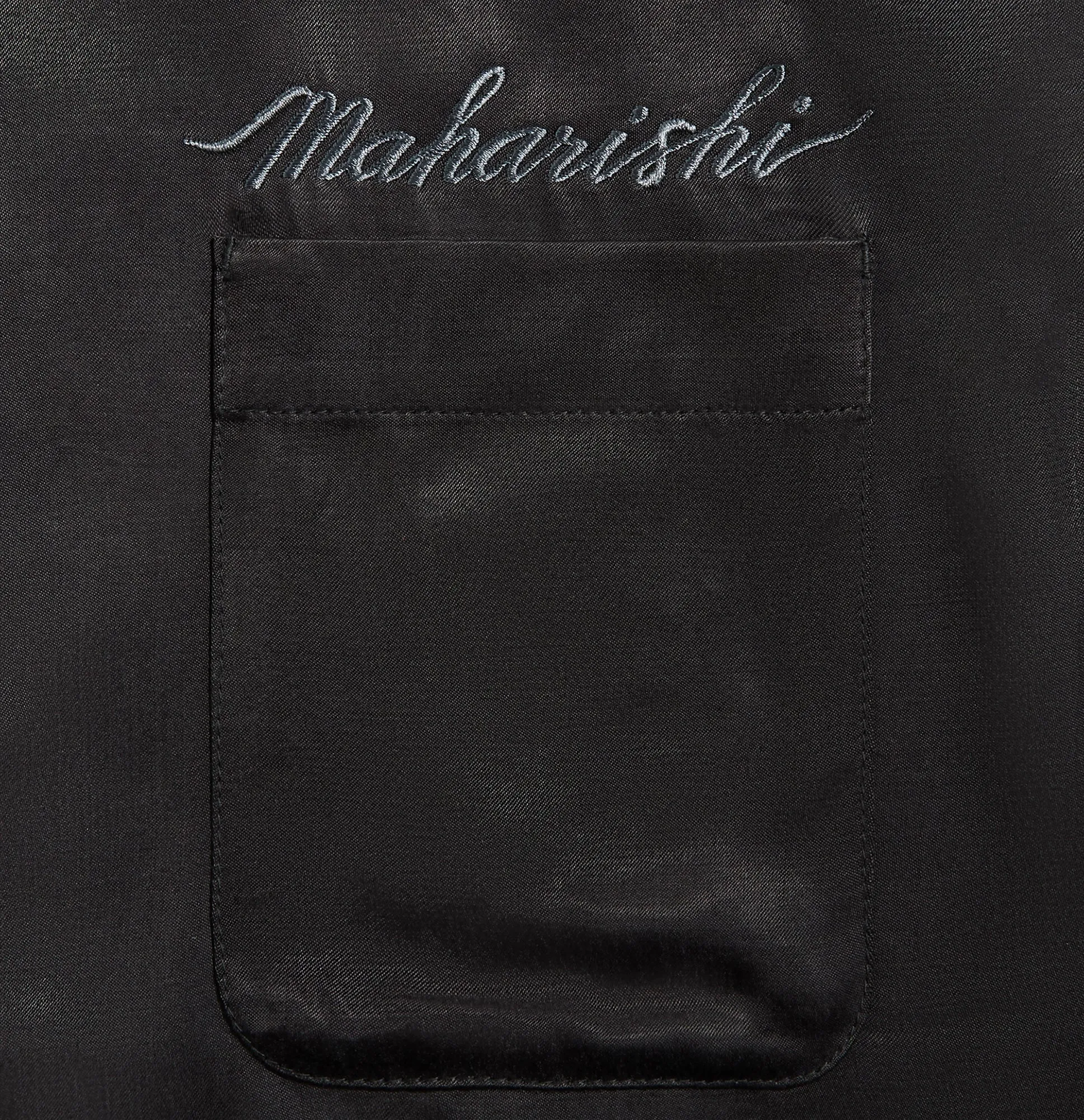 Maharishi 6098 Tiger Dragon Camp Collar Shirt - Black sold by Kith product image thumbnail 3