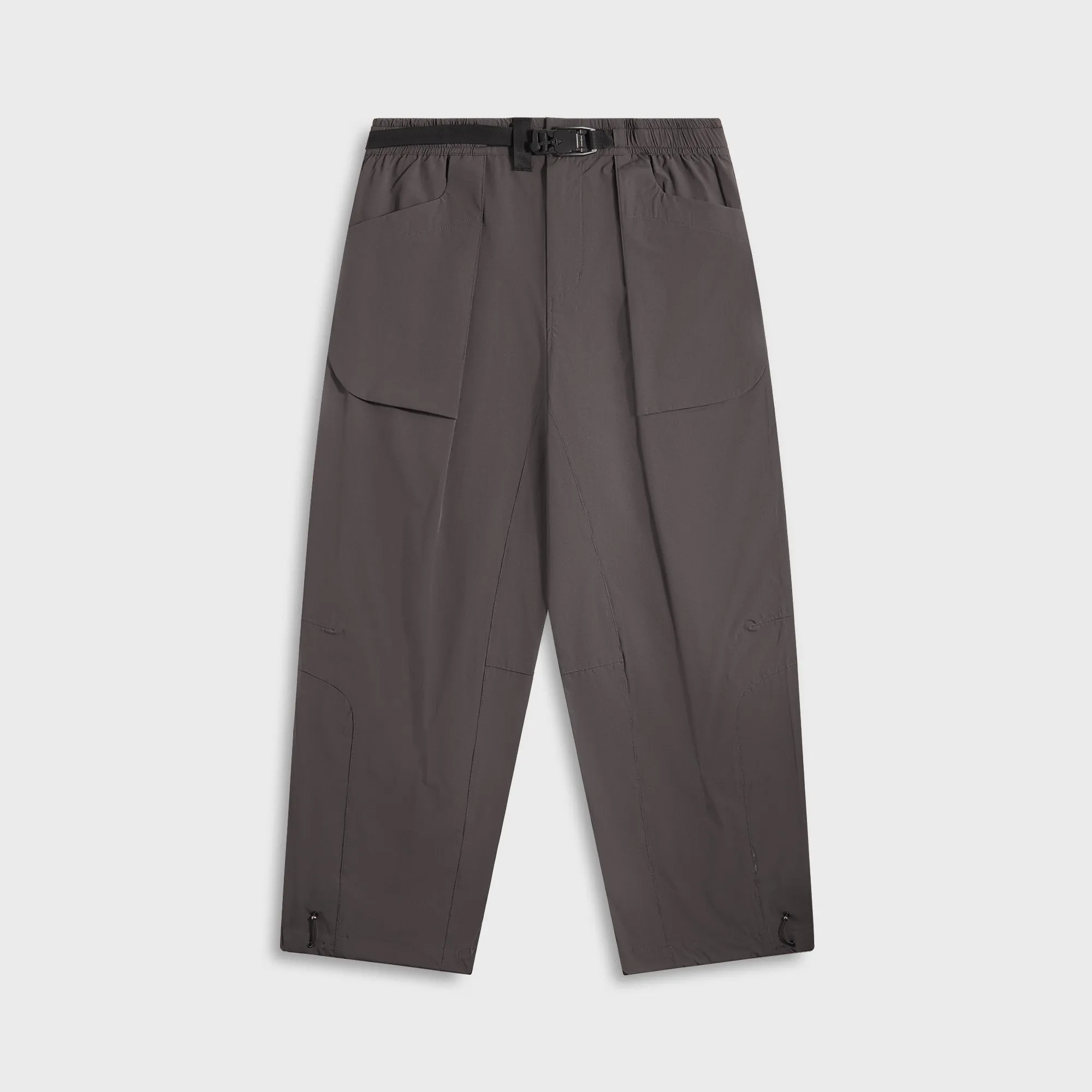 Maharishi 6081 Hemp Pleated Track Pants - Charcoal sold by Kith