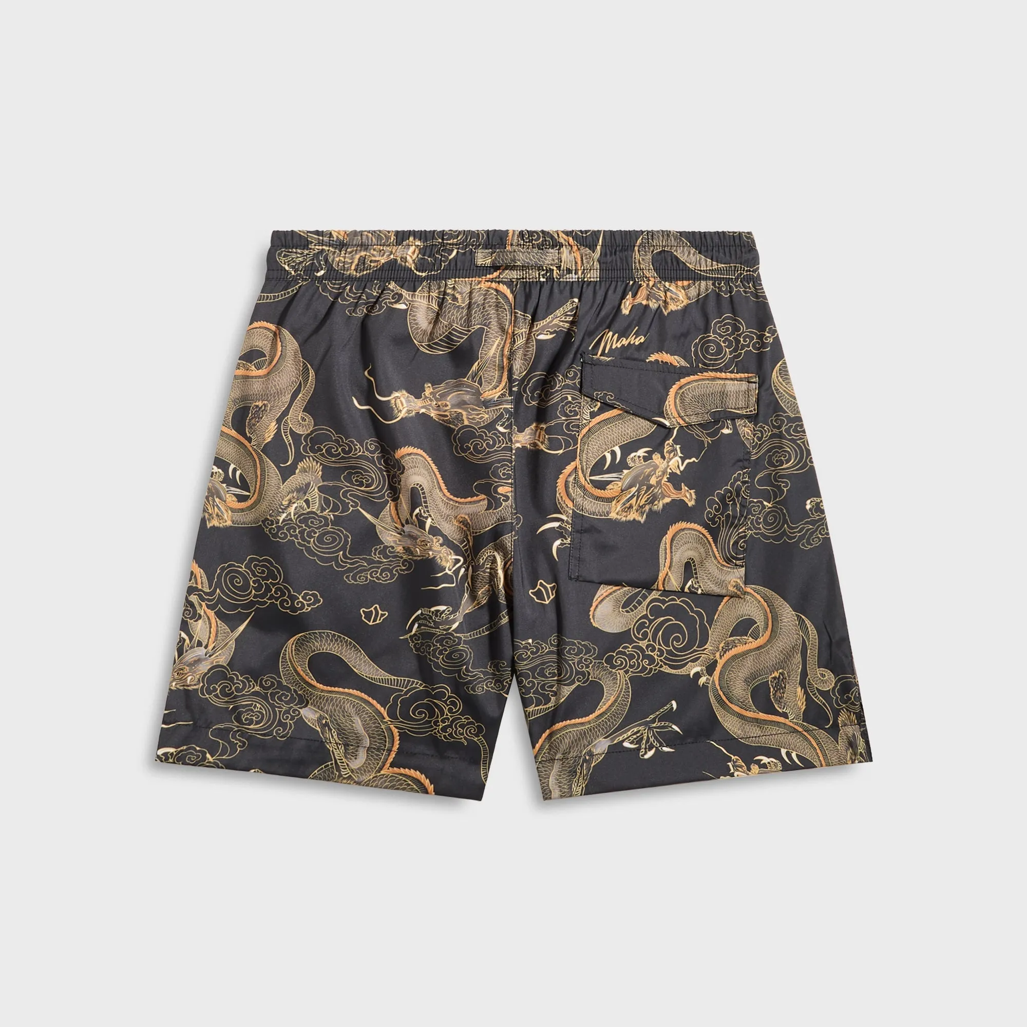Maharishi 1549 Dragon Swim Shorts - Black sold by Kith product image thumbnail 2