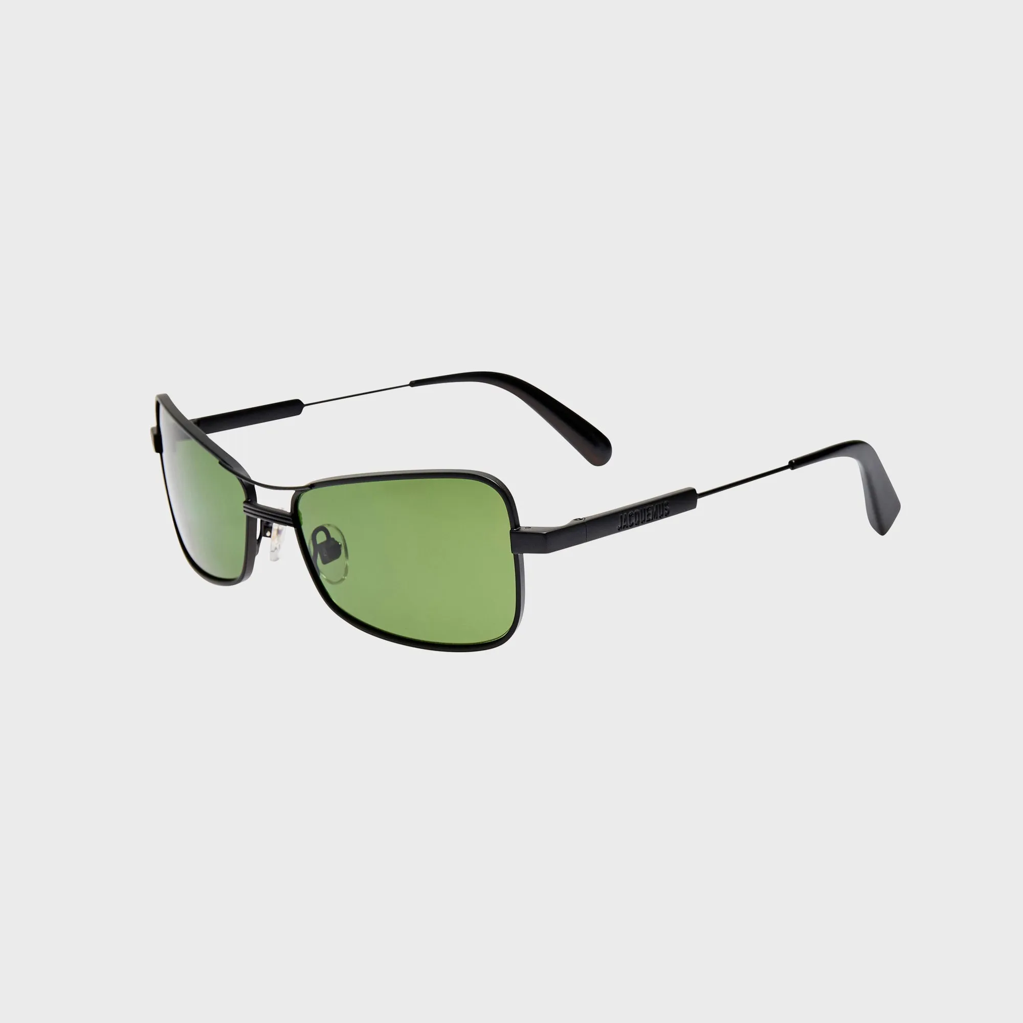 Jacquemus Statzione Sunglasses - Black / Green sold by Kith product image thumbnail 2