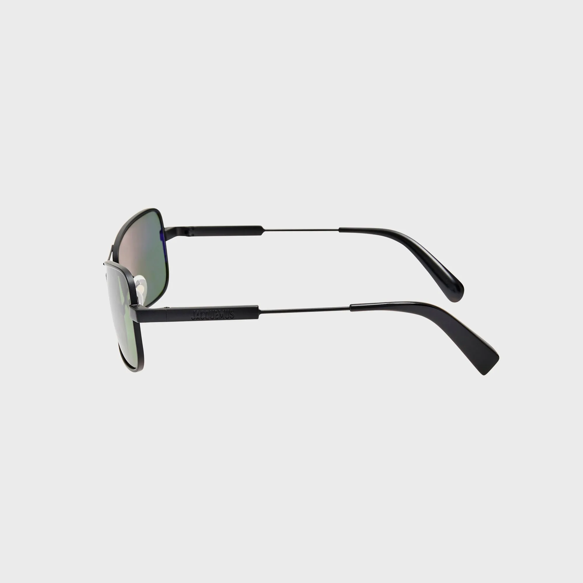 Jacquemus Statzione Sunglasses - Black / Green sold by Kith product image thumbnail 3