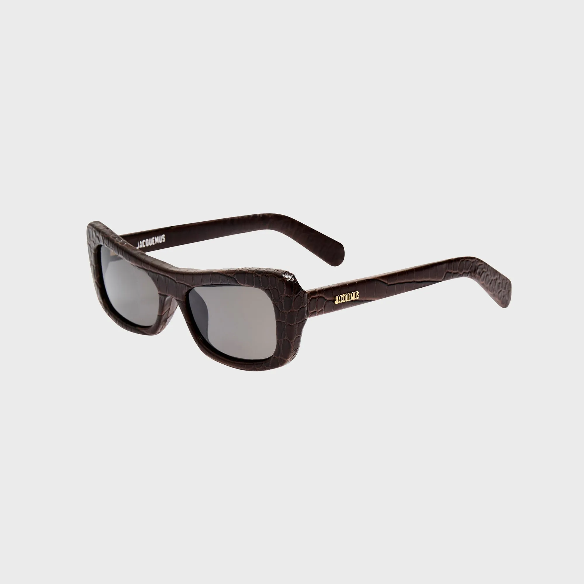 Jacquemus Capri Sunglasses - Brown Croc sold by Kith product image thumbnail 2