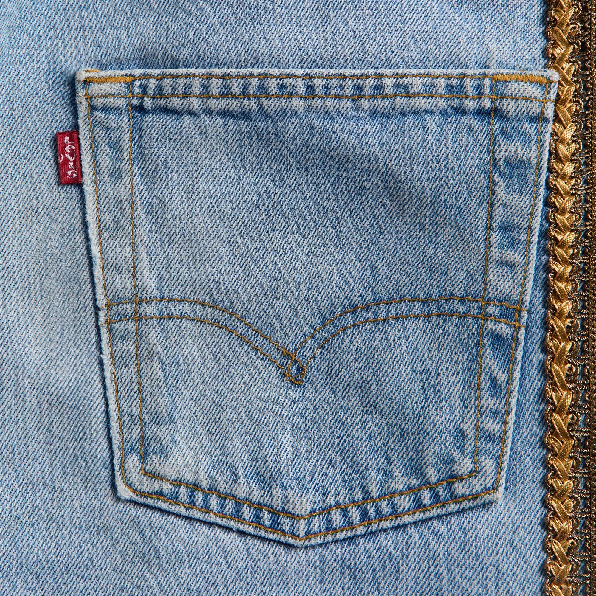 Conner Ives Vintage Denim Short - Blue sold by Kith product image thumbnail 3