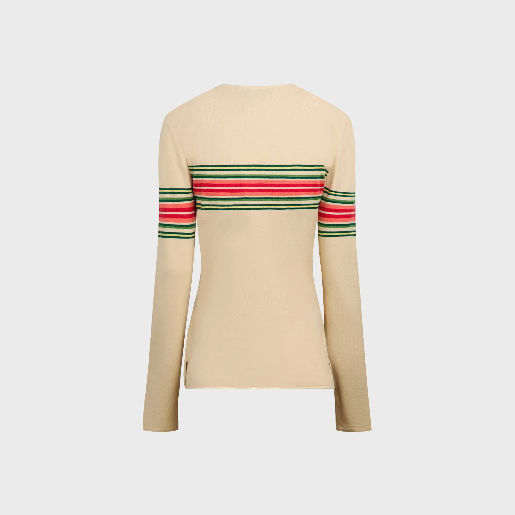 Conner Ives Long Sleeve Sock Henley - Beige / Multi sold by Kith product image thumbnail 2