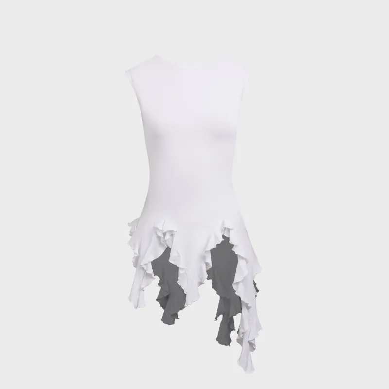 Conner Ives Jellyfish Top - White sold by Kith