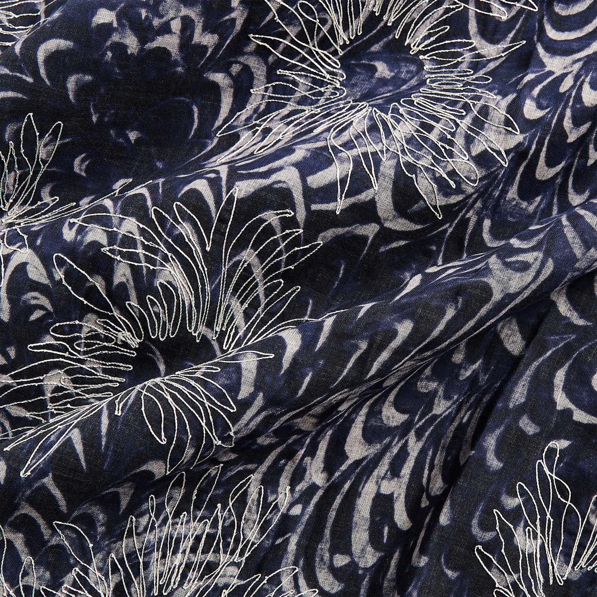 Dries Van Noten Carltone Emb 1162 M.W.Shirt - Navy sold by Kith product image thumbnail 3