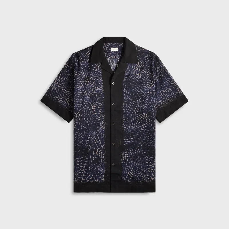 Dries Van Noten Carltone 1162 M.W.Shirt -  Navy sold by Kith