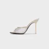 Black Suede Studio Luna 100 Slipper Mule - Swan Mesh sold by Kith
