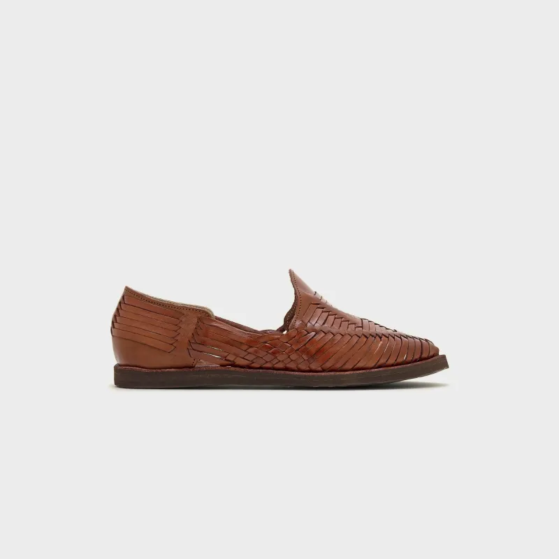 Chamula Cancun Sandal - Red / Brown sold by Kith