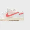 Nike WMNS Air Jordan 1 Low SE - Summit White / Light Soft Pink / Sail / Magic Ember sold by Kith