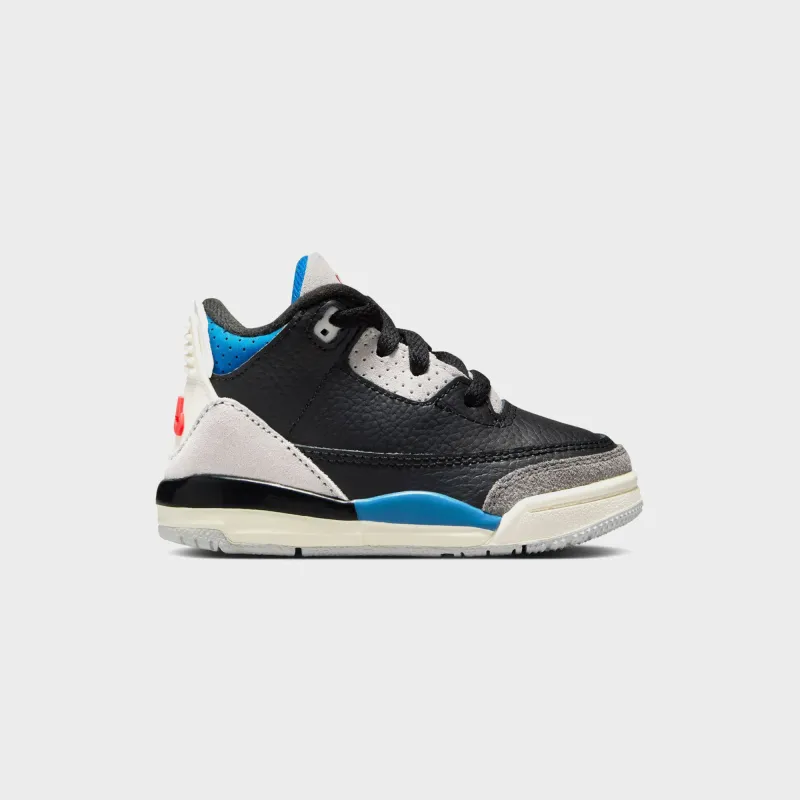 Jordan TD Air Jordan 3 Retro OG - Black / Chile Red / Neutral Grey sold by Kith