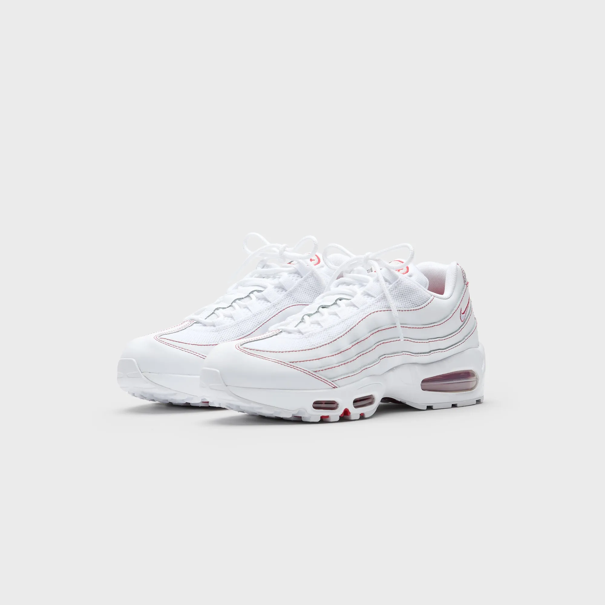 Nike Air Max 95 OG - White / University Red / Wolf Grey sold by Kith product image thumbnail 2