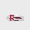 Nike Air Max 95 OG - White / University Red / Wolf Grey sold by Kith