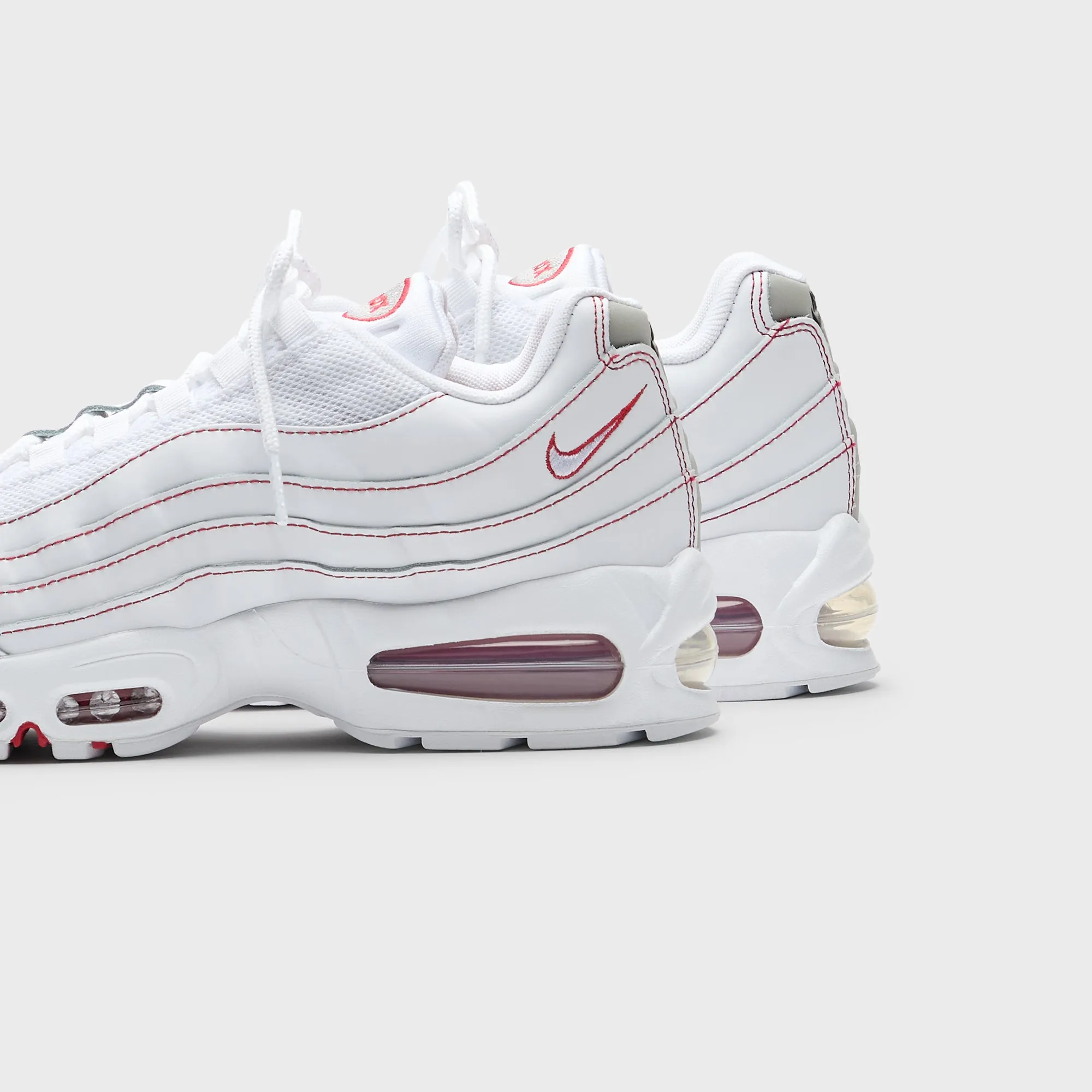 Nike Air Max 95 OG - White / University Red / Wolf Grey sold by Kith product image thumbnail 3