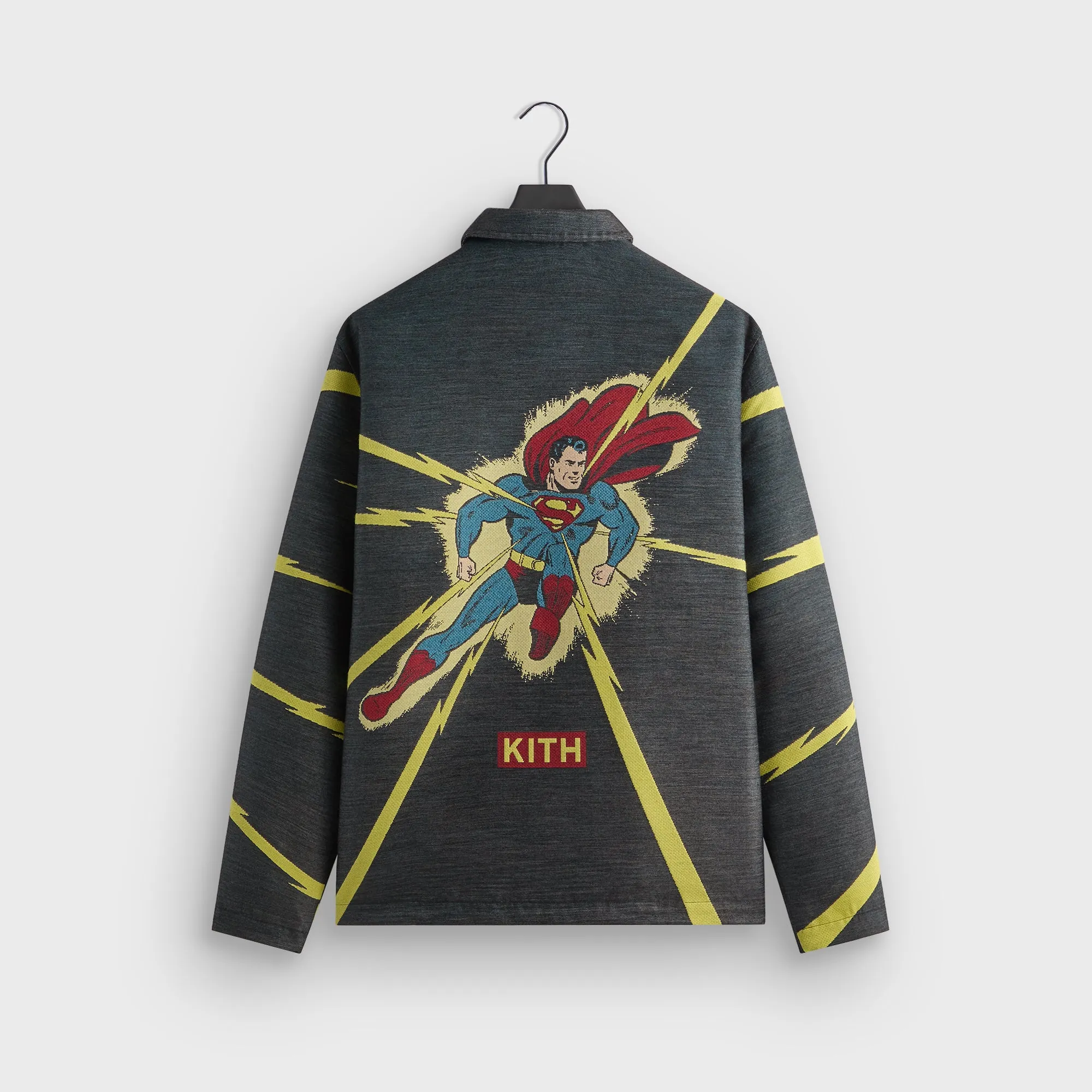 Superman | Kith Lightning Tapestry Jacket - Black sold by Kith product image thumbnail 2