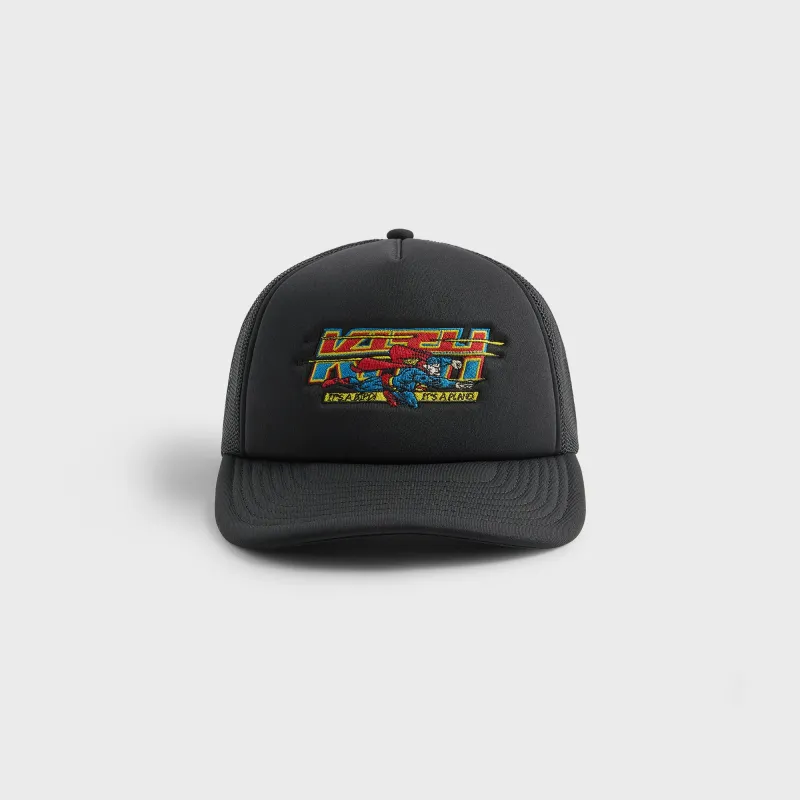 Superman | Kith Nolan Trucker Hat - Black sold by Kith