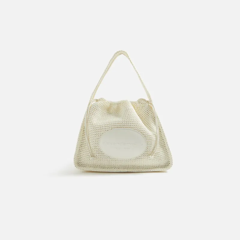 Alexander Wang Ryan Large Raffia Bag - Off-White sold by Kith