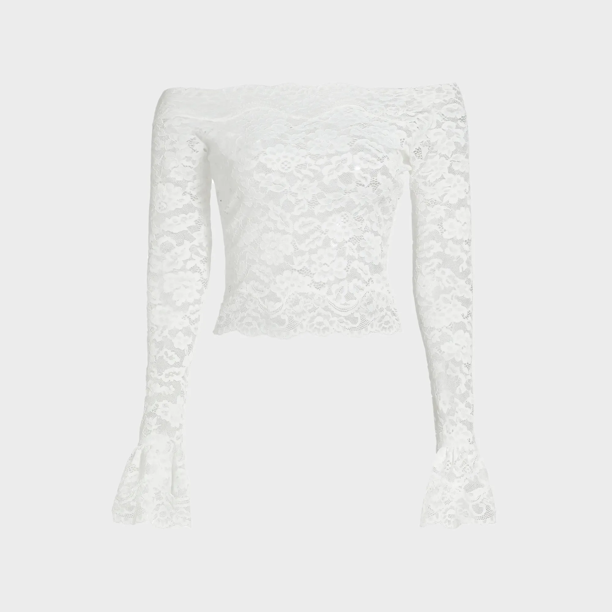 Ronny Kobo Maribeth Top - Ivory sold by Kith