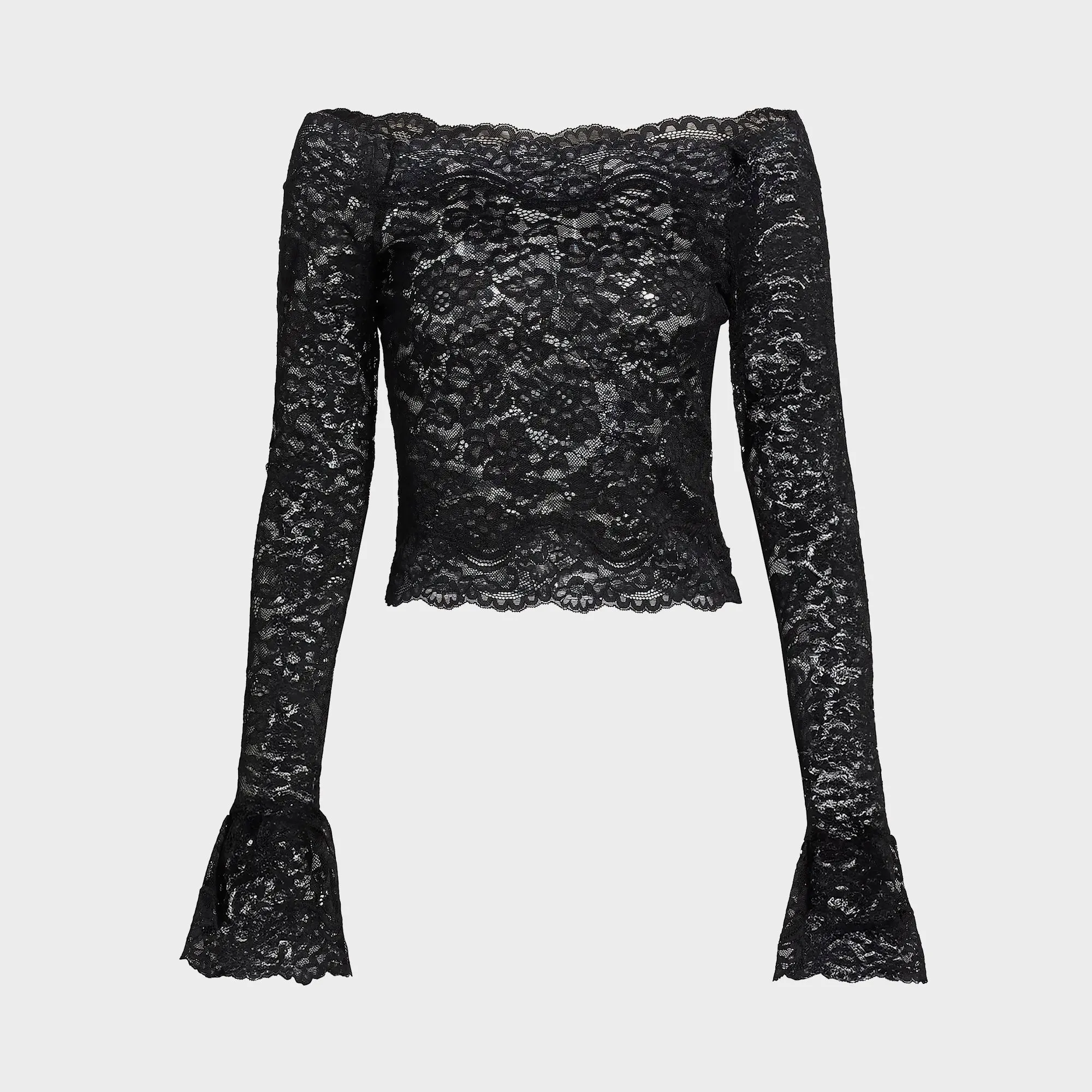 Ronny Kobo Maribeth Top - Black sold by Kith