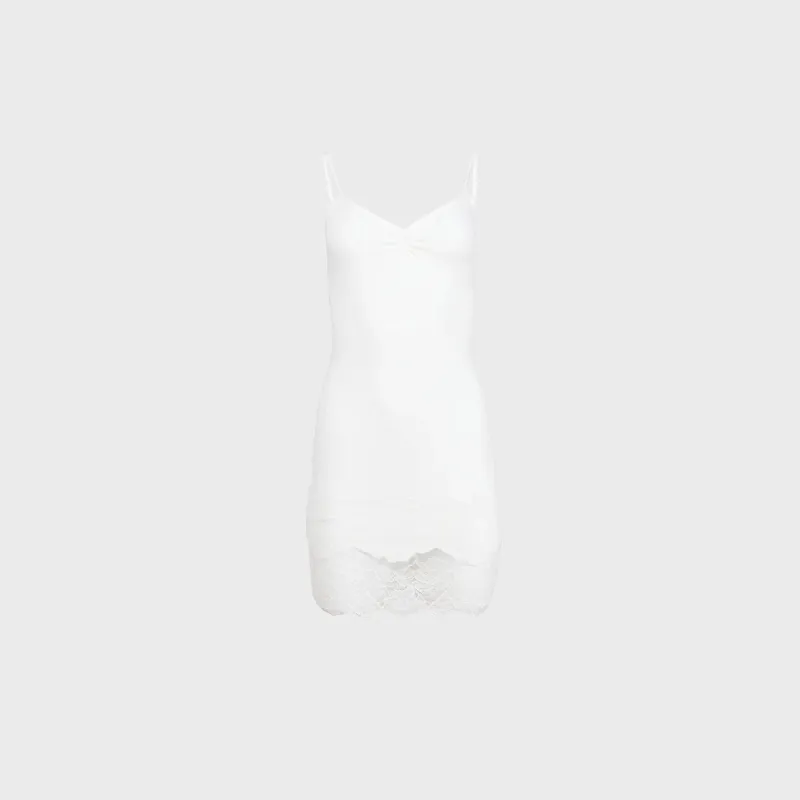 Fleur du Mal Organic Cotton Slip - White sold by Kith
