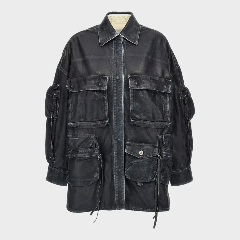 The Attico Bomber - Navy Blue sold by Kith