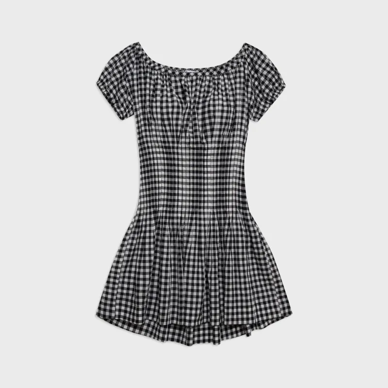 Frankies Bikinis Sadie Poplin Dress - Black sold by Kith