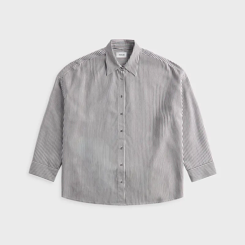 Agolde Roux Shirt - Stripe sold by Kith