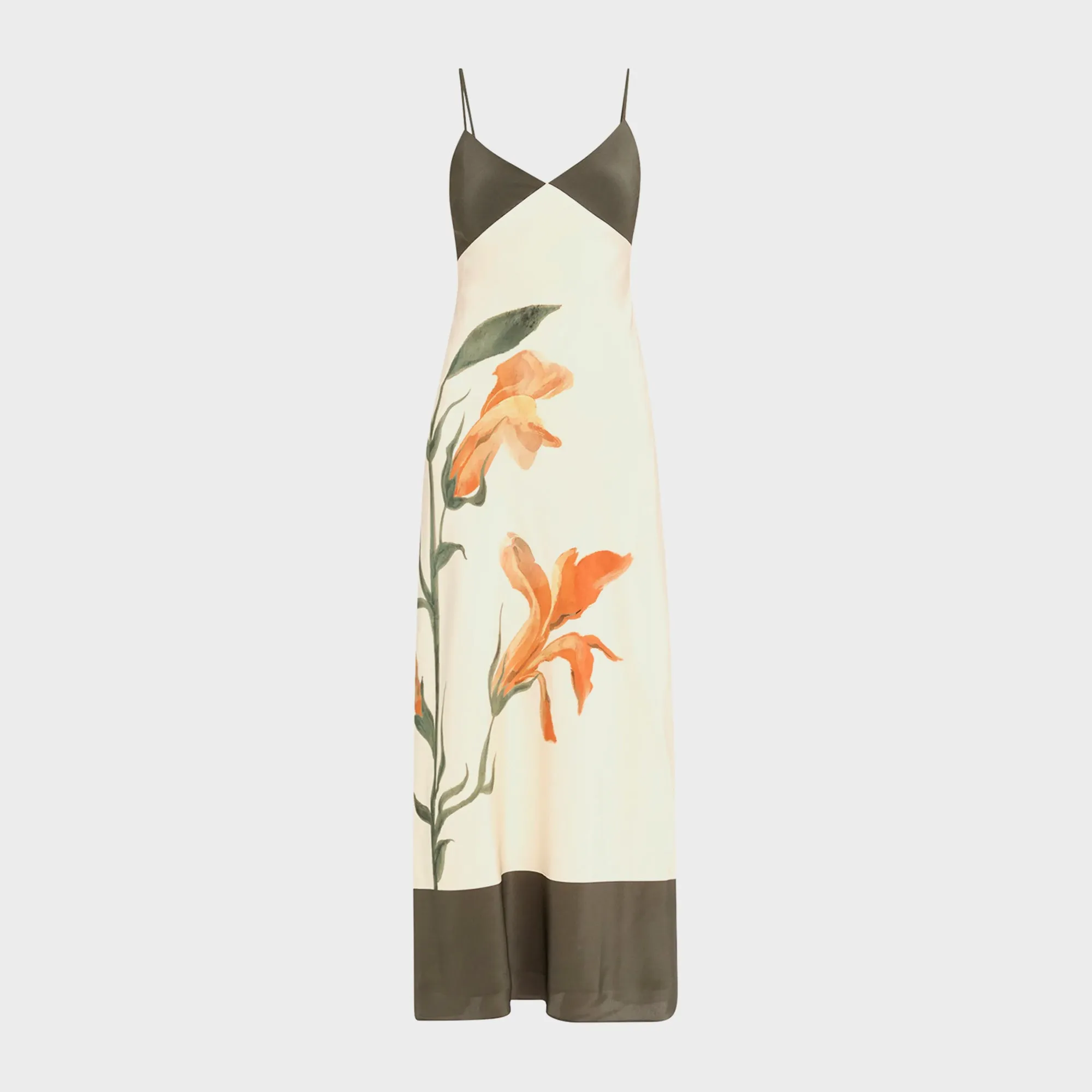 SIR Constance V Neck Slip Dress - Iris Floral sold by Kith