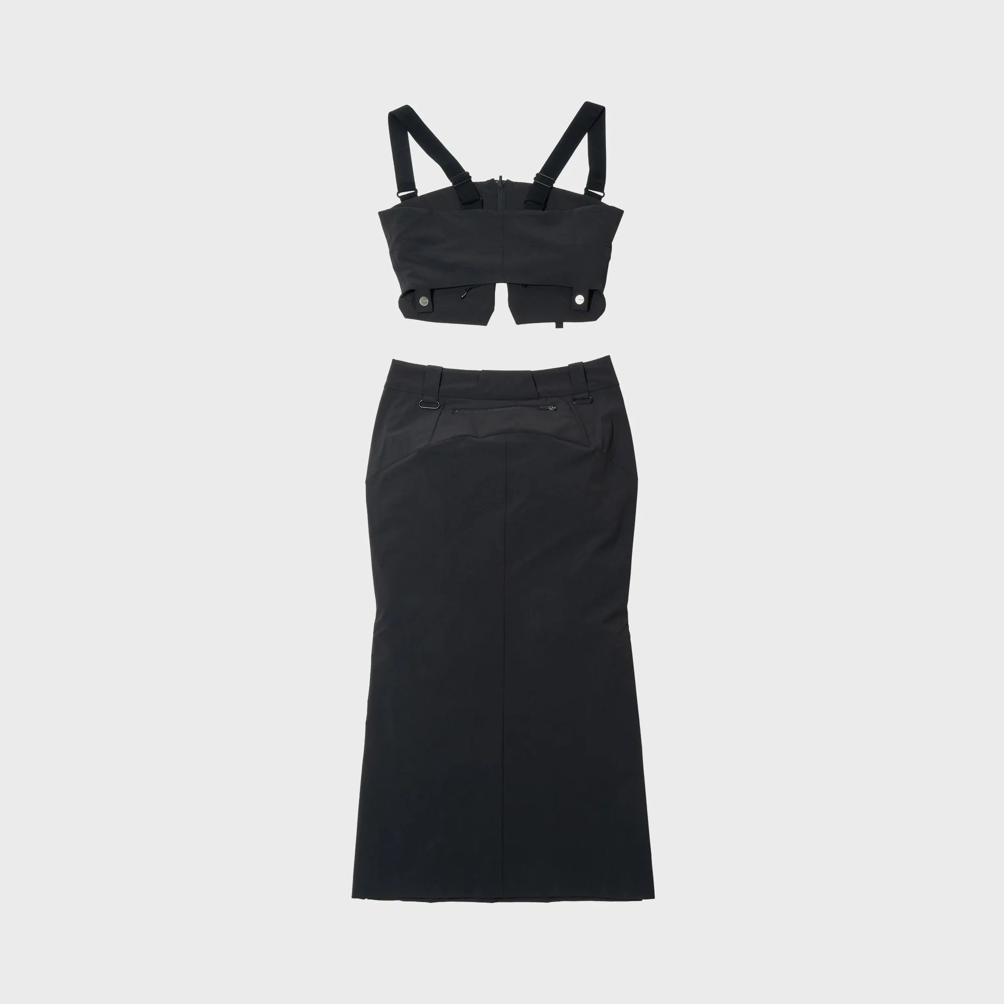 Hyein Seo Cargo Skirt - Black sold by Kith