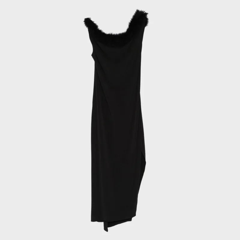 Coperni Boa Jersey Midi Dress - Black sold by Kith