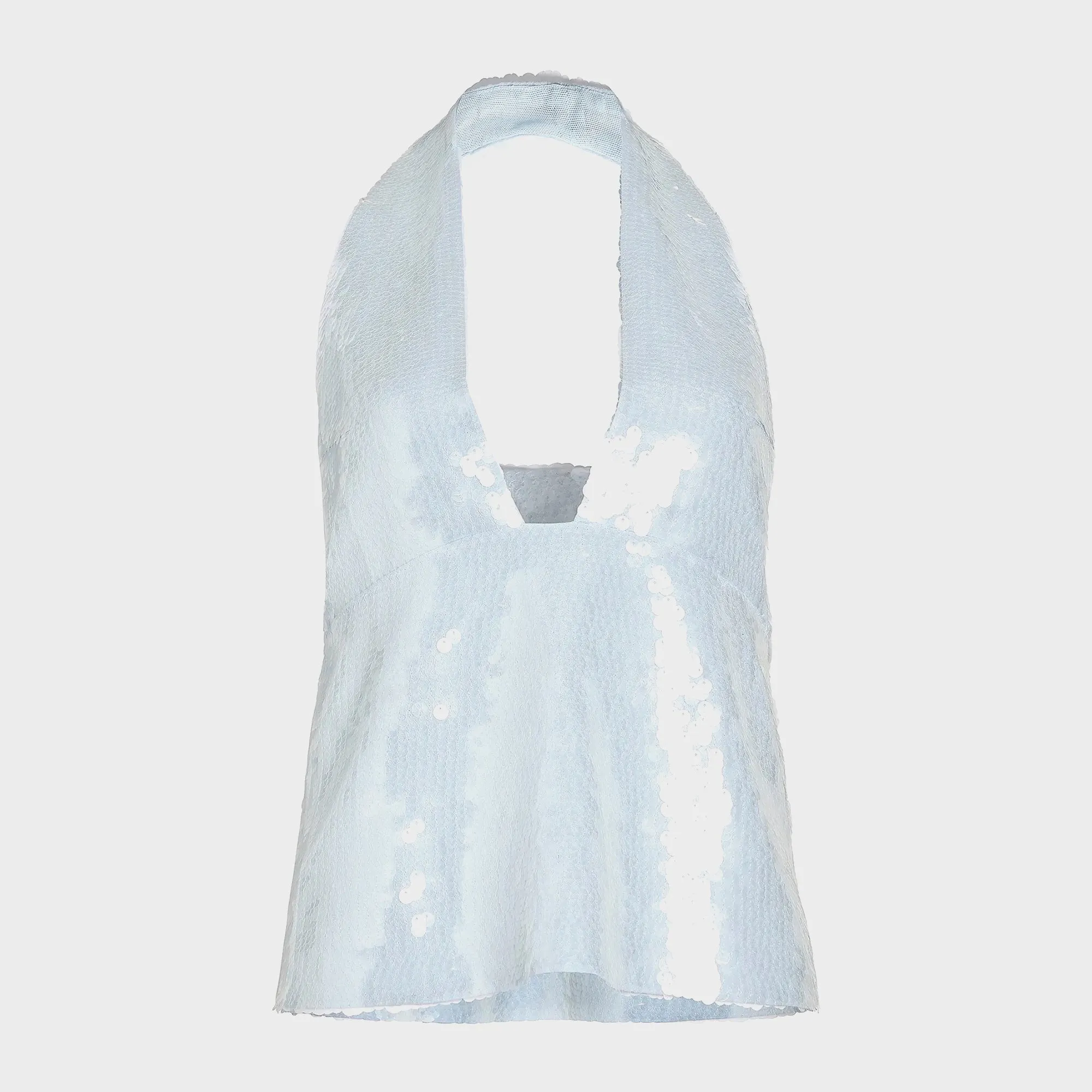 Retrofete Joy Sequin Top - Dove sold by Kith
