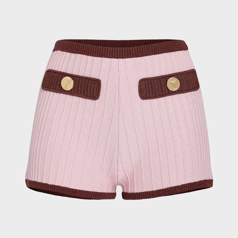 Retrofete Edith Short - Metallic Earl Rose sold by Kith