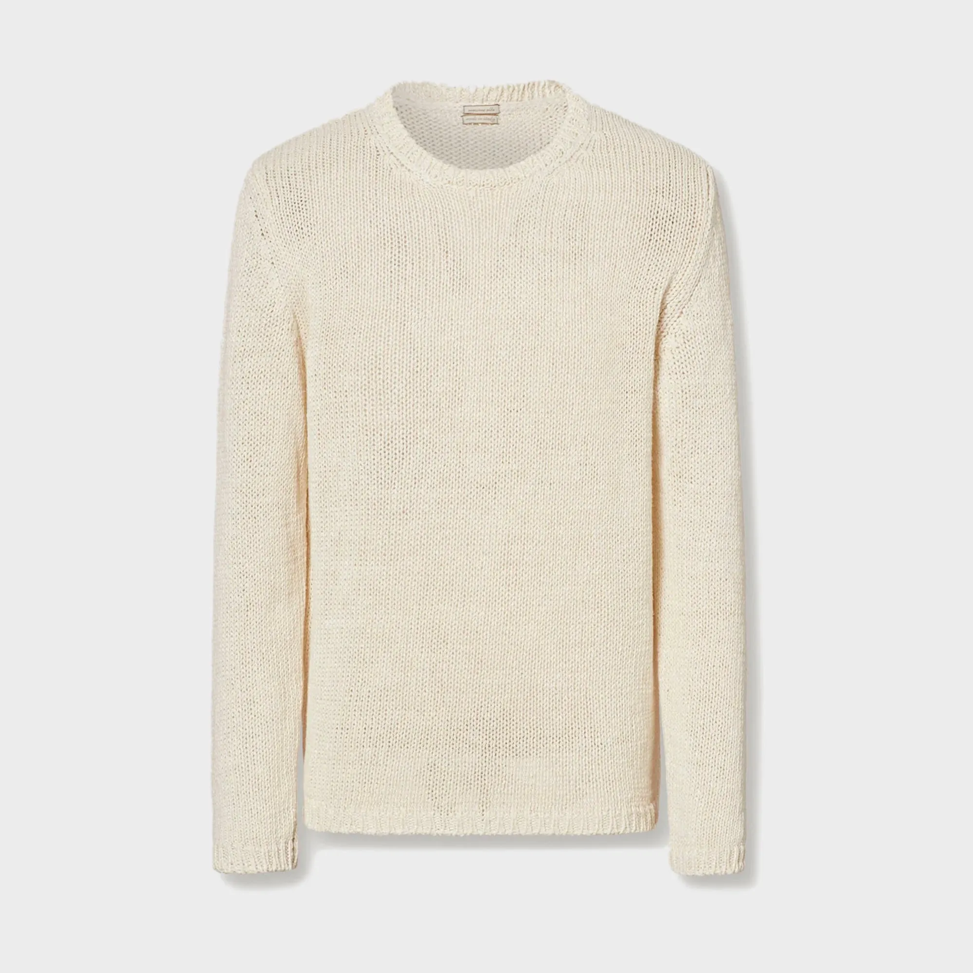 Massimo Alba Nicolas Sweater - Latte sold by Kith
