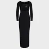 Retrofete Raelle Embellished Knit Dress - Black sold by Kith