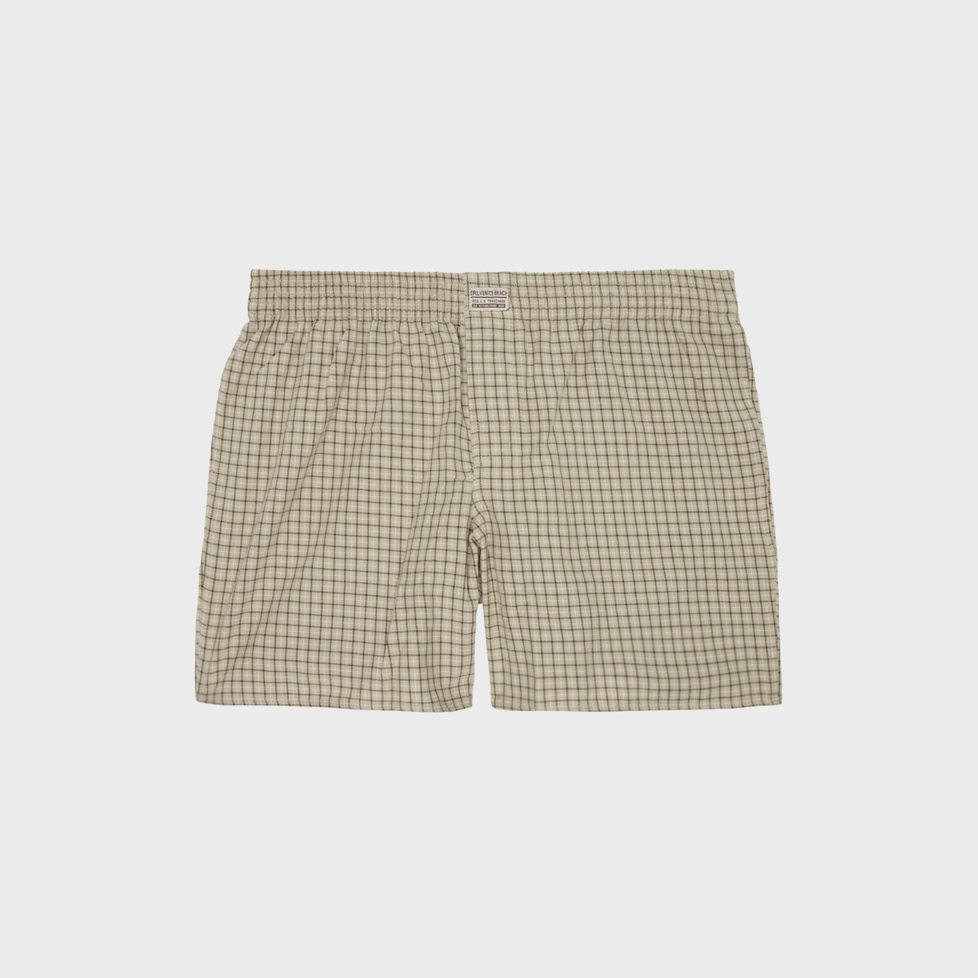 ERL Unisex Plaid Boxers - Beige Plaid sold by Kith product image thumbnail 3