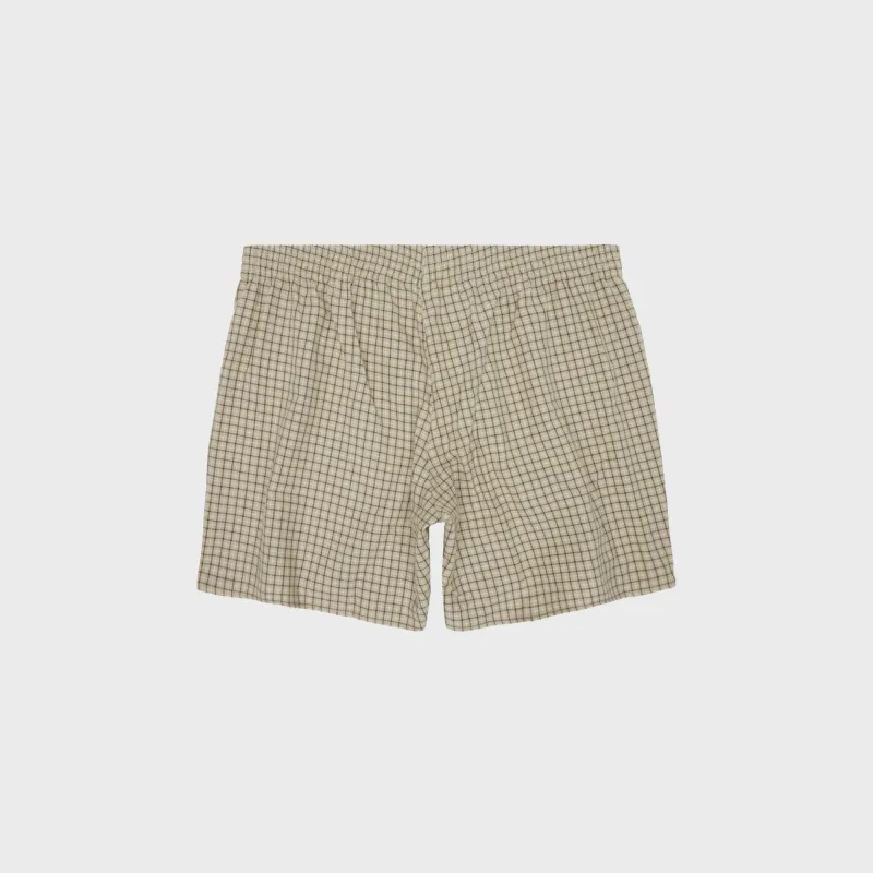 ERL Unisex Plaid Boxers - Beige Plaid sold by Kith