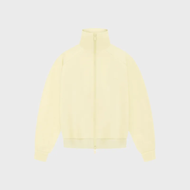 Adidas x Fear of God Athletics Shiny Tricot Track Jacket - Yellow sold by Kith