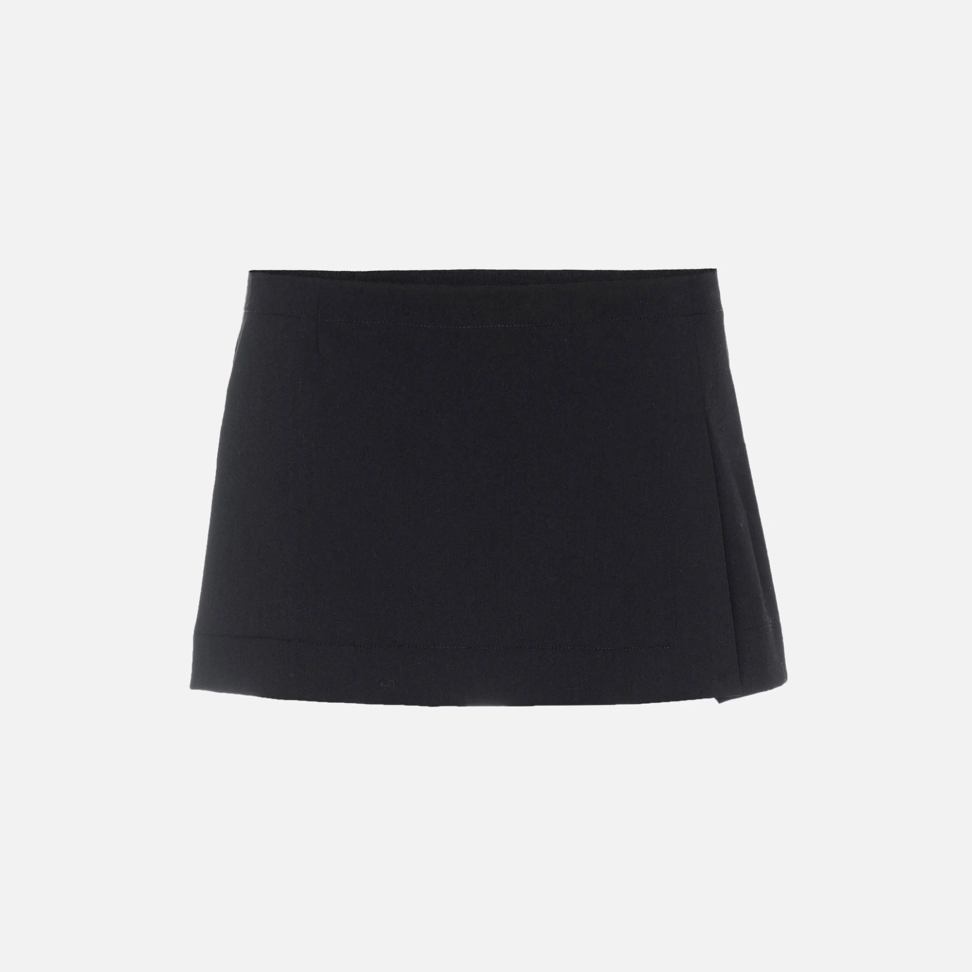 Miaou Micro Mini Skirt - Black sold by Kith