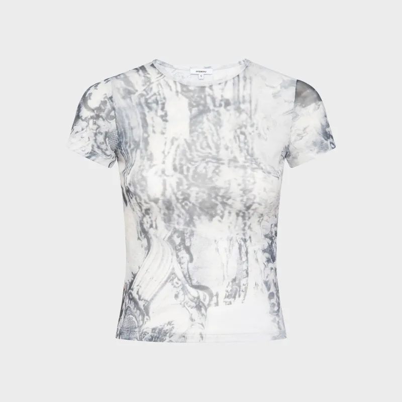 Miaou Mini Tee - New Baroque sold by Kith