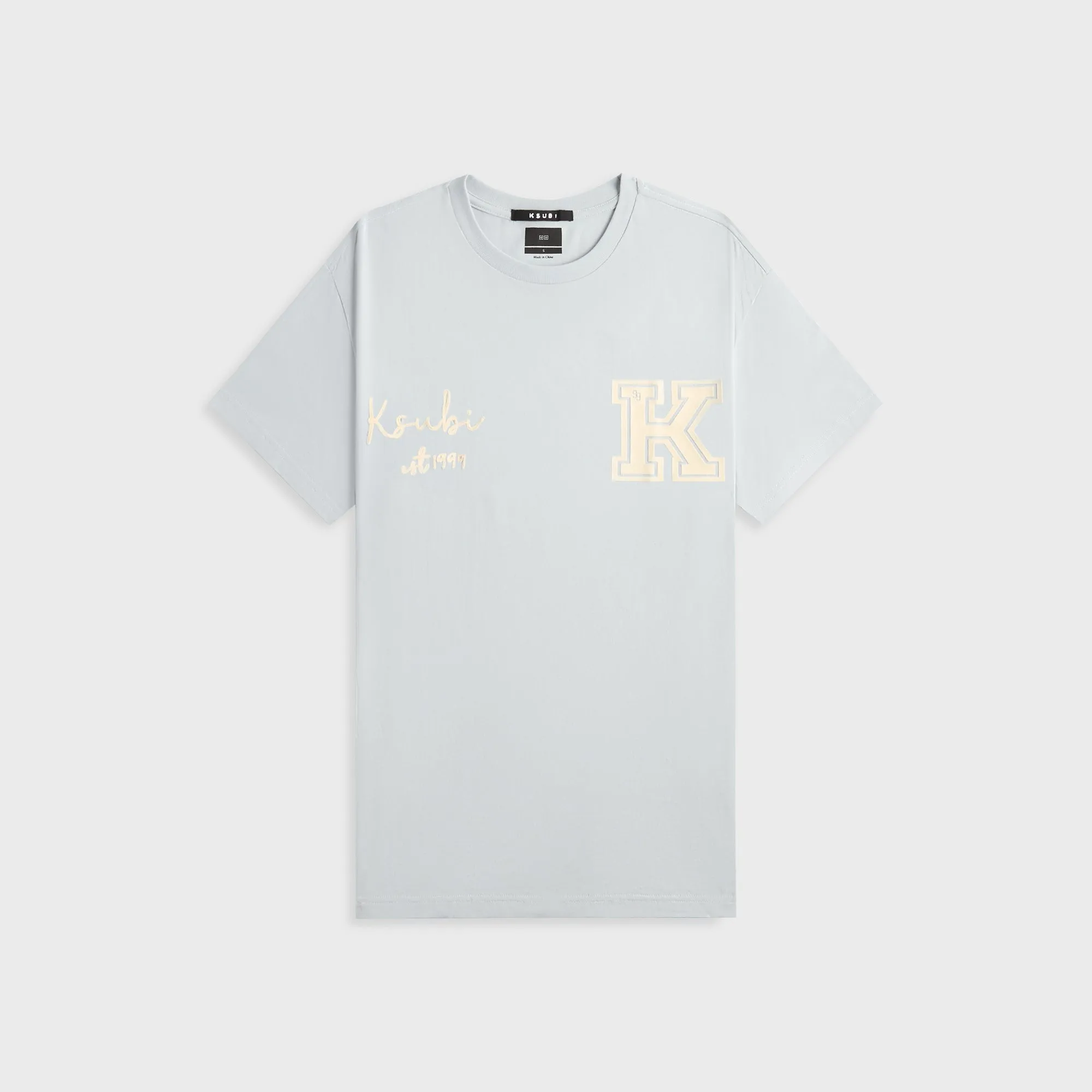 Ksubi Salud Biggie Short Sleeve Tee - Blue Mist sold by Kith