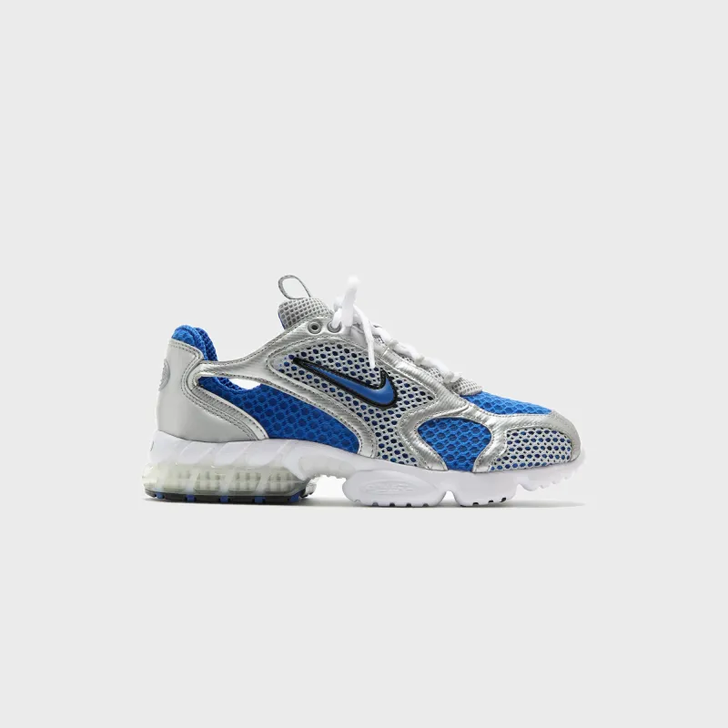 Nike Air Zoom Spiridon Cage 2 - Metallic Silver / Varsity sold by Kith