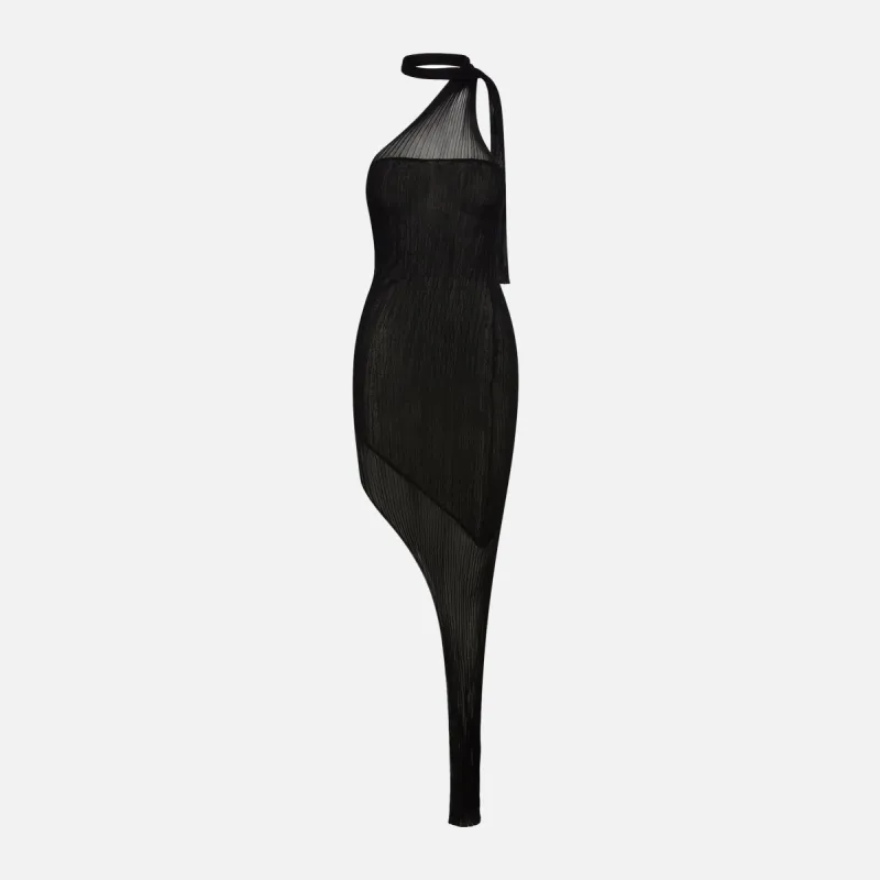 Aya Muse Larsen Dress - Black sold by Kith