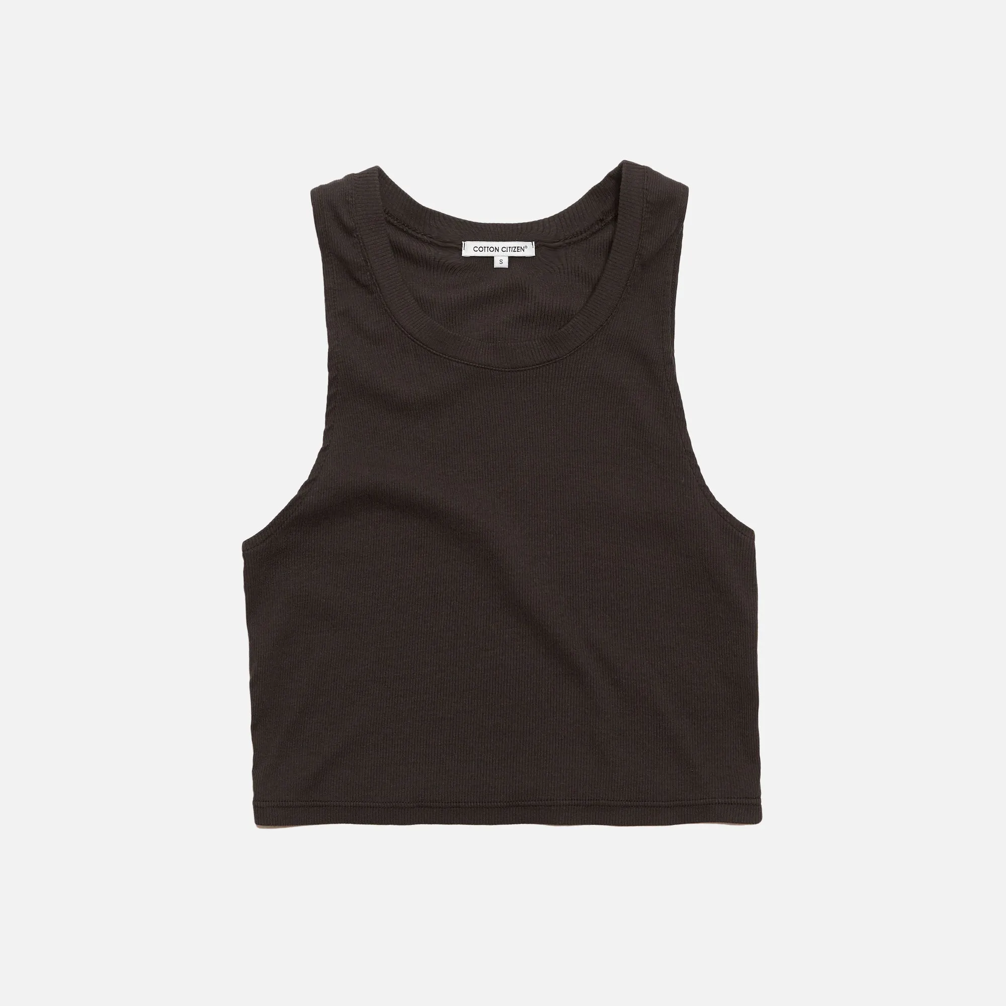 Cotton Citizen Venice Crop Tank - Black sold by Kith
