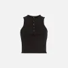 Henley Tank in Washed Black sold by Kith