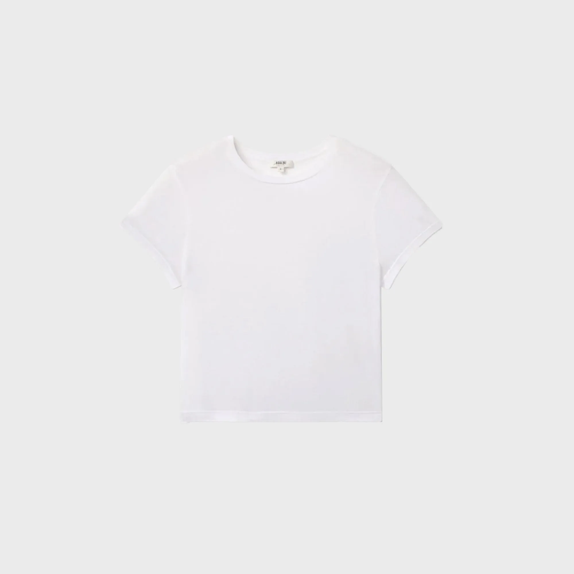 Agolde Aiden Tee - White sold by Kith