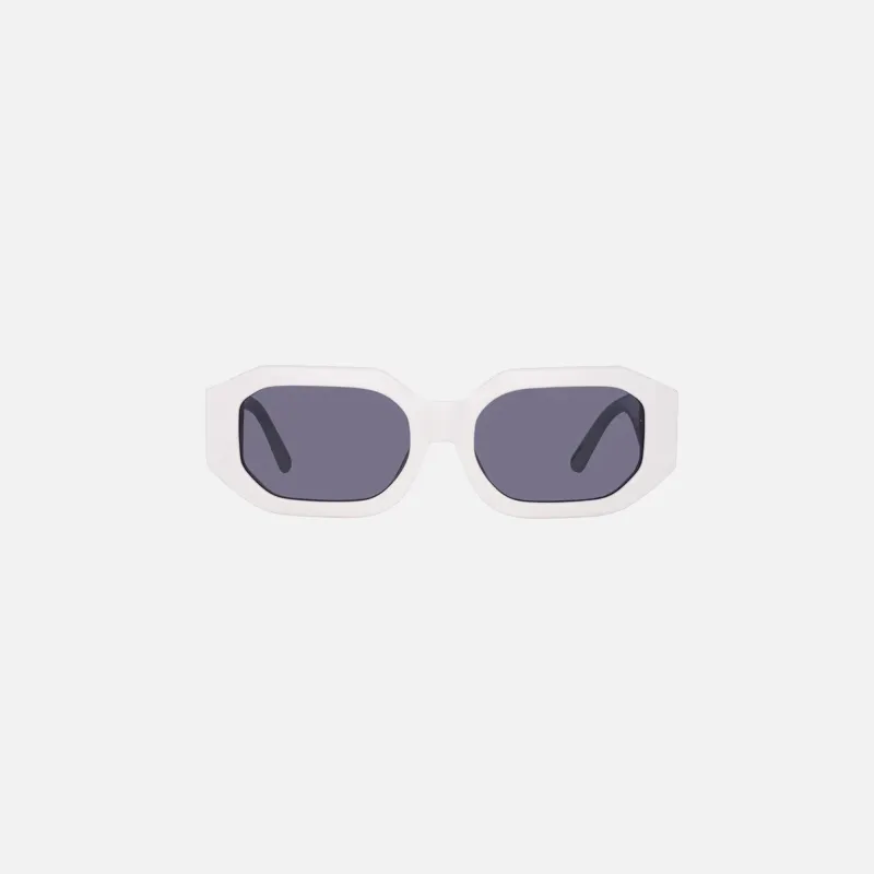 The Attico Blake Frame Sunglass - White sold by Kith