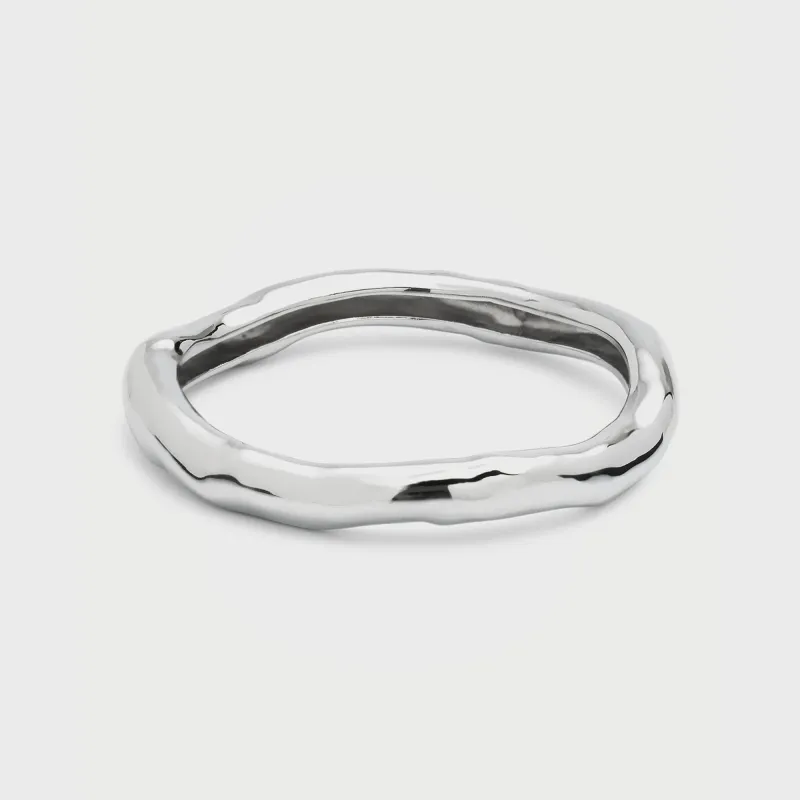 Alexis Bittar Molten Bangle - Silver sold by Kith