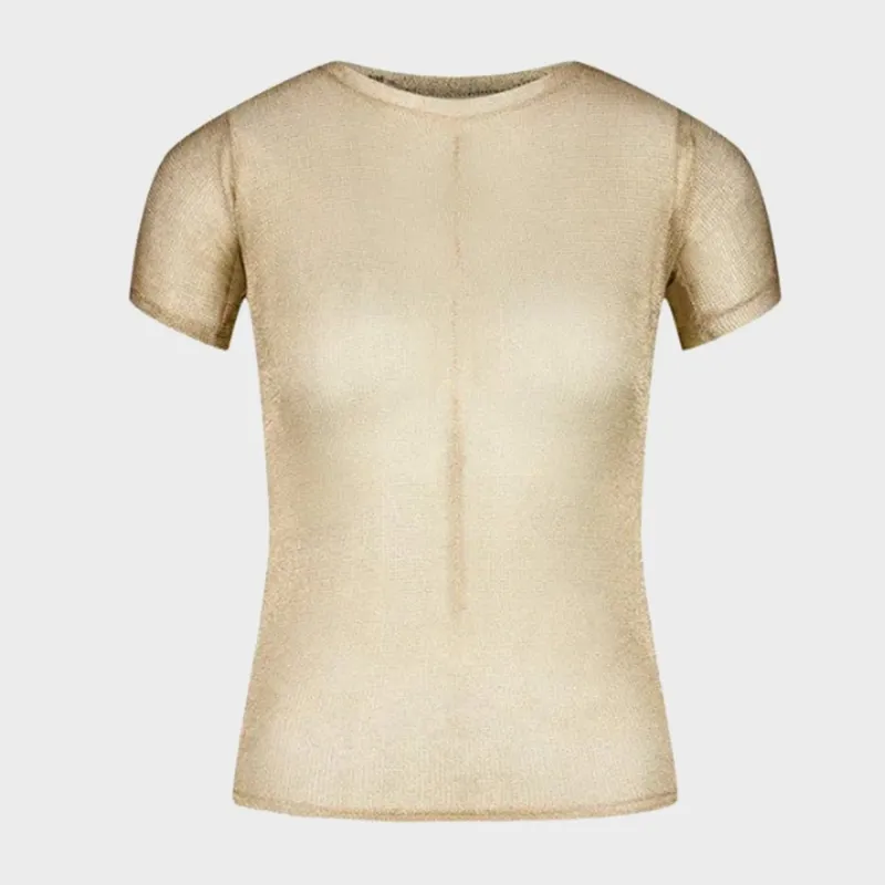 Ottolinger Deconstructed T-Shirt - Gold sold by Kith